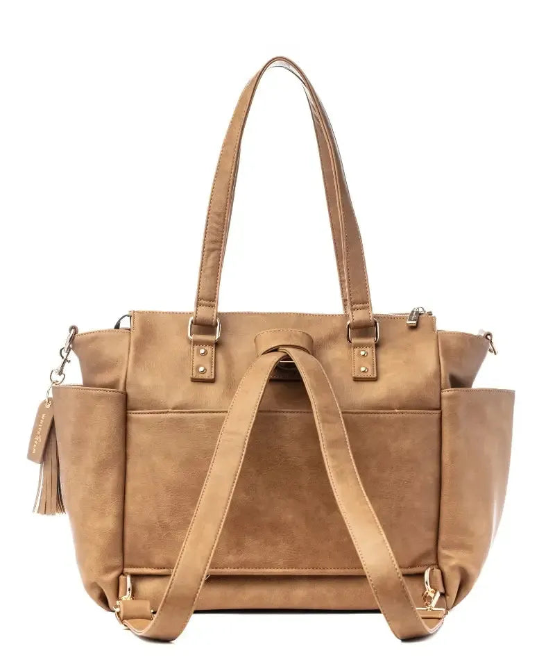 Stylish Convertible Backpack—one bag, multiple uses.