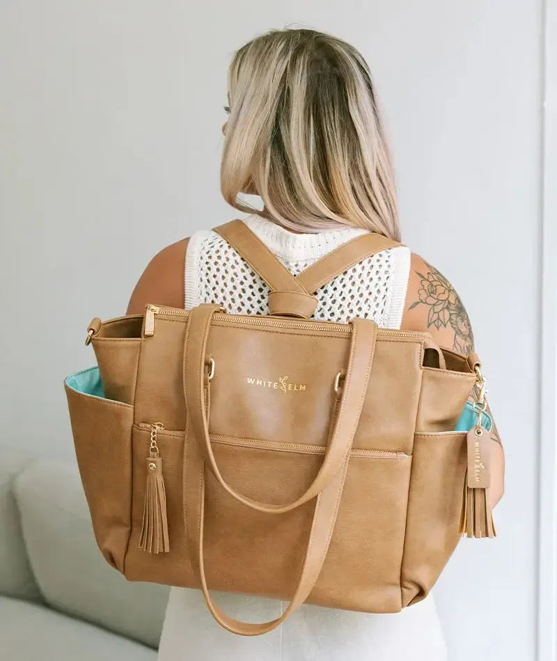Stylish Convertible Backpack—one bag, multiple uses.